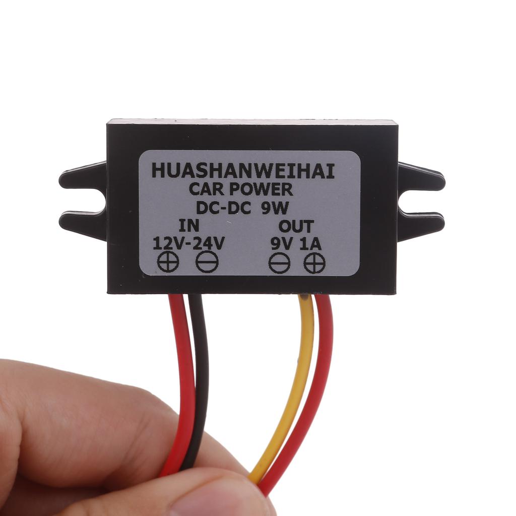 Модуль понижающего питания DC12-24V to 5/9V. Эффективный адаптер питания. Преобразует напряжение с 12 В до 24 В в 5 В 1 А или 9 В 1 А.