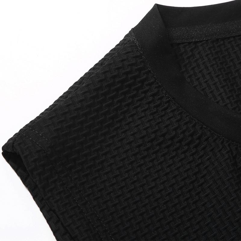 Большие размеры 5XL-11XL свободная футболка без рукавов для мужчин летние топы черная повседневная футболка летняя одежда