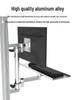Industrial Wall-Mount Monitor & Keyboard Stand - Aluminum Alloy Mechanical Arm