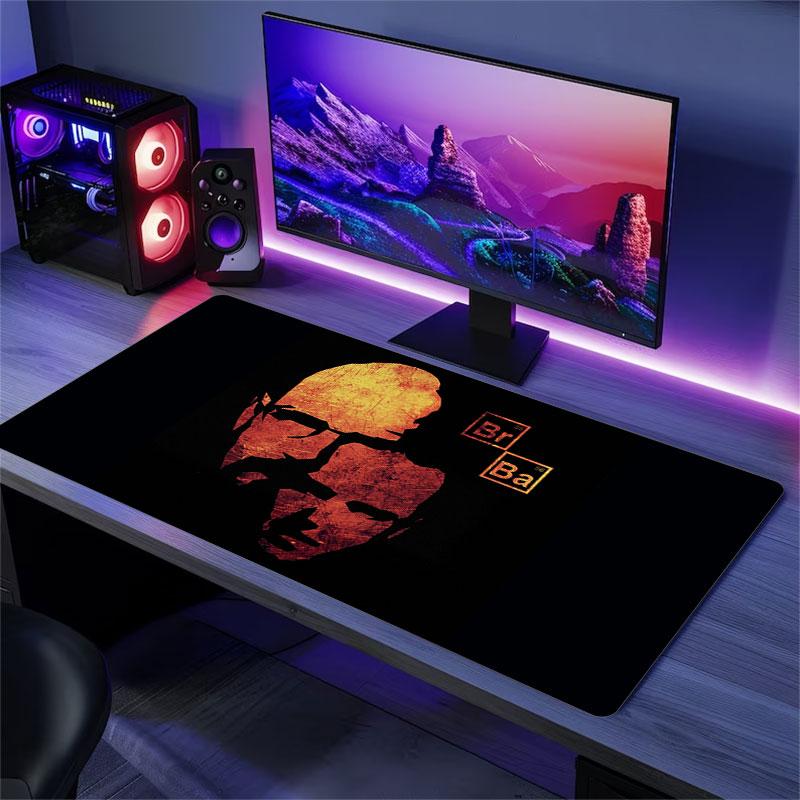 Breaking Bad Mouse Pad, Large Gaming Desk Mat, Non-slip XXL Mousepad for Laptop & Tablet, Mini PC Playmat with Stitched Edges