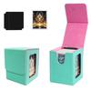 100+ Load Trading Card Deck Box for MTG Commander Display with 2 Dividers Game Sports Card Storage Box PU Magnet Deck Case