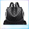 2024 Fashion New Checkerboard Backpack Versatile Fashion Women's Casual Backpack Handbag