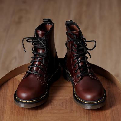 Новый тренд британской моды высокого класса Goodyear ретро кожа первый слой коровьей кожи ботинки Мартин мужские и женские кожаные туфли