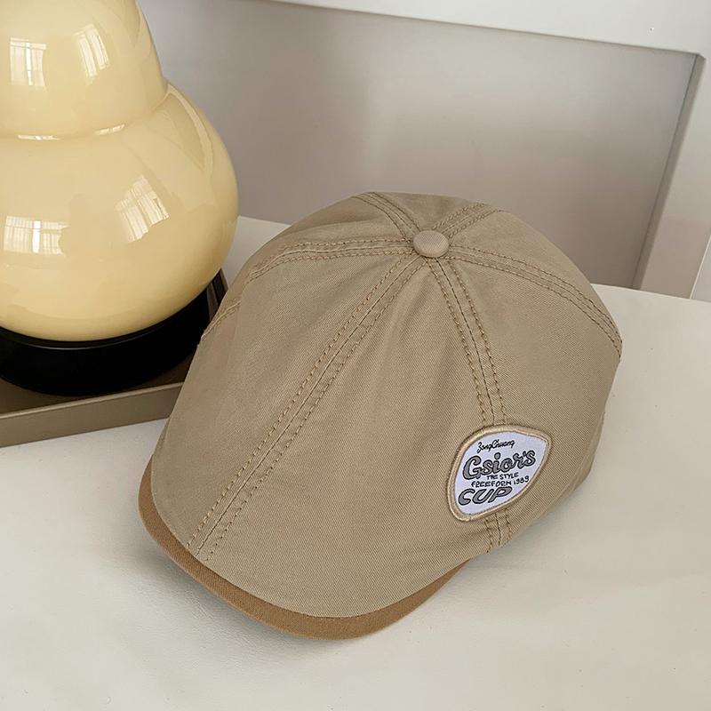 Ретро Нишевая Модная Шляпа для Женщин на Осень и Зиму Японский Универсальный Берет для Большой Головы Корейский Стиль Подчеркивающая Лицо Таблоидная Шляпа Мальчика