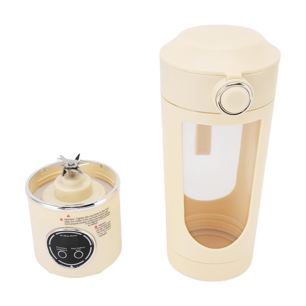 Portable Blender 700ML 7.4V 12 Blades Rechargeable Travel Mini Juicer Cup Fruit Mixer for Gym Home