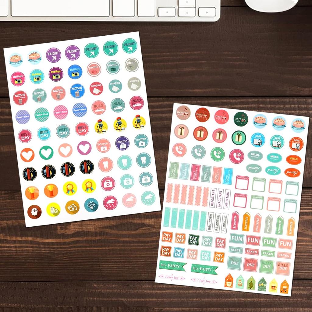Meetory Desk Calendar 2025-2026, 11.81" x 8.46" 18-Month School Year Desk/Wall Calendar From 2025 JuLY- 2026 Dec, Seasonal Desktop Calendar for Home,