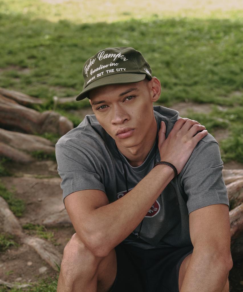 ФЕЙК CAMPER Script Camper Script Буквы Snapback [Хаки]