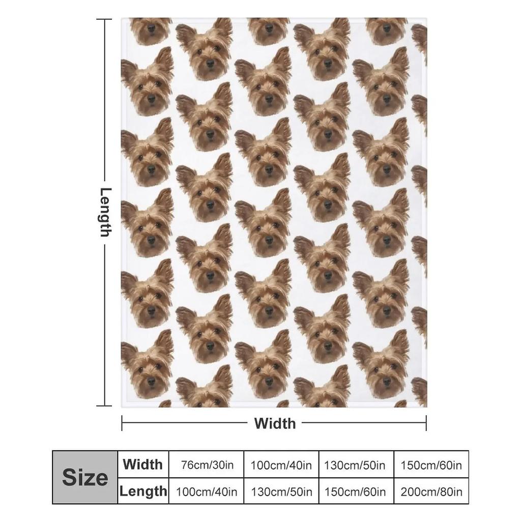 Плед Йоркширский терьер Туристический Роскошный Бренд диван-кровать Одеяла Самые мягкие Односпальные Диваны Одеяла