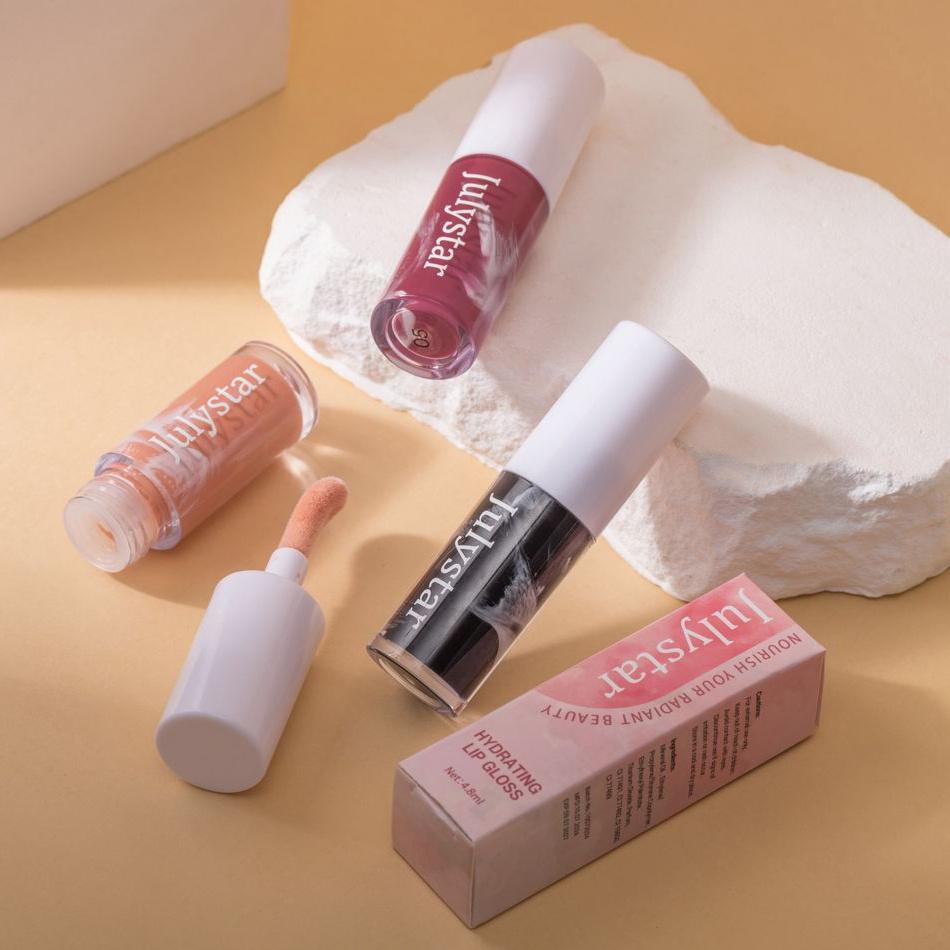 Увлажняющий блеск для губ – Marble Pattern High-Shine Lip Glaze, увлажняющий и стойкий эффект водного блеска, не липкий