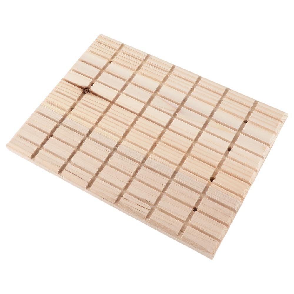 Wood Wooden Scratching Board Rectangle Pet Scratching Board Claws Scratching Board  Rabbit