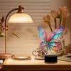 Acrylic Hummingbird Diamond Painting Bedside Lamp Multifunctional Diamond Night Lamp Diamond Painting Night Light for Home Decor