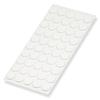 Yukasveil (50 Pieces, White, 18mm Diameter, 2.5mm Thickness) Felt Stickers for Furniture and Floor Protection, Prevents Scratches, Reduces Scratching,