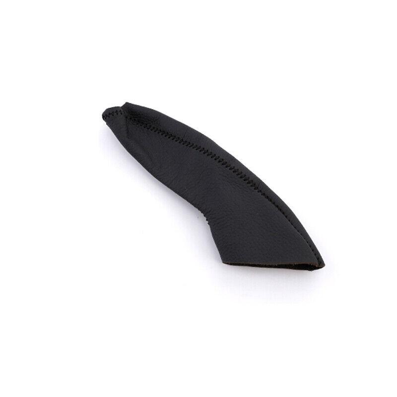 Black Leather Shifter Hand Brake Cover Trim For Nissan Sentra Sylphy 2013-2019