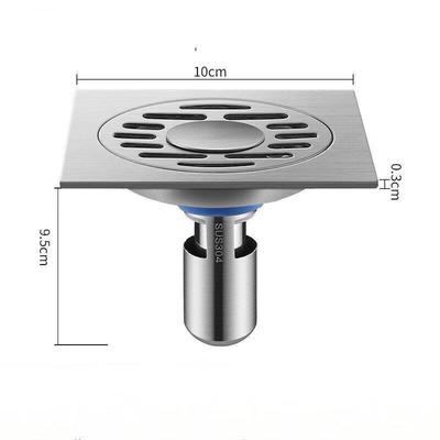 ЧЕНДУ Нержавеющая сталь 304 Напольный трап (2-Pack)