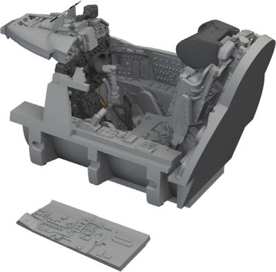 Эдуард 1/72 МиГ-21бис Кабина (для Эдуарда) Детали для пластиковой модели EDU672415 (Самолет)