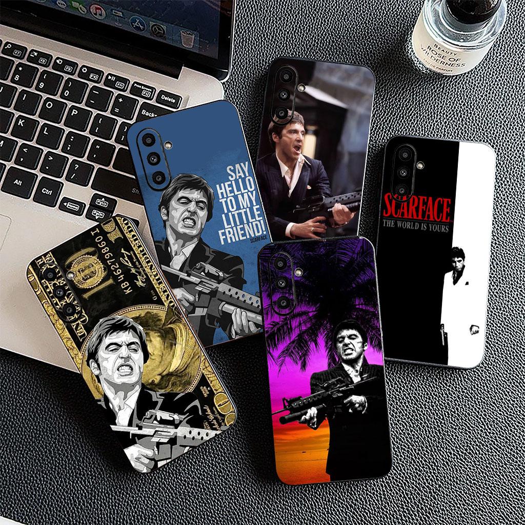 Чехол для телефона Samsung Galaxy Note 20 9 8 S8 S10 S9 Plus A54 A33 A21S A31 M21 S10E A17 Чехол Лицо со шрамом Аль Пачино Тони Монтана