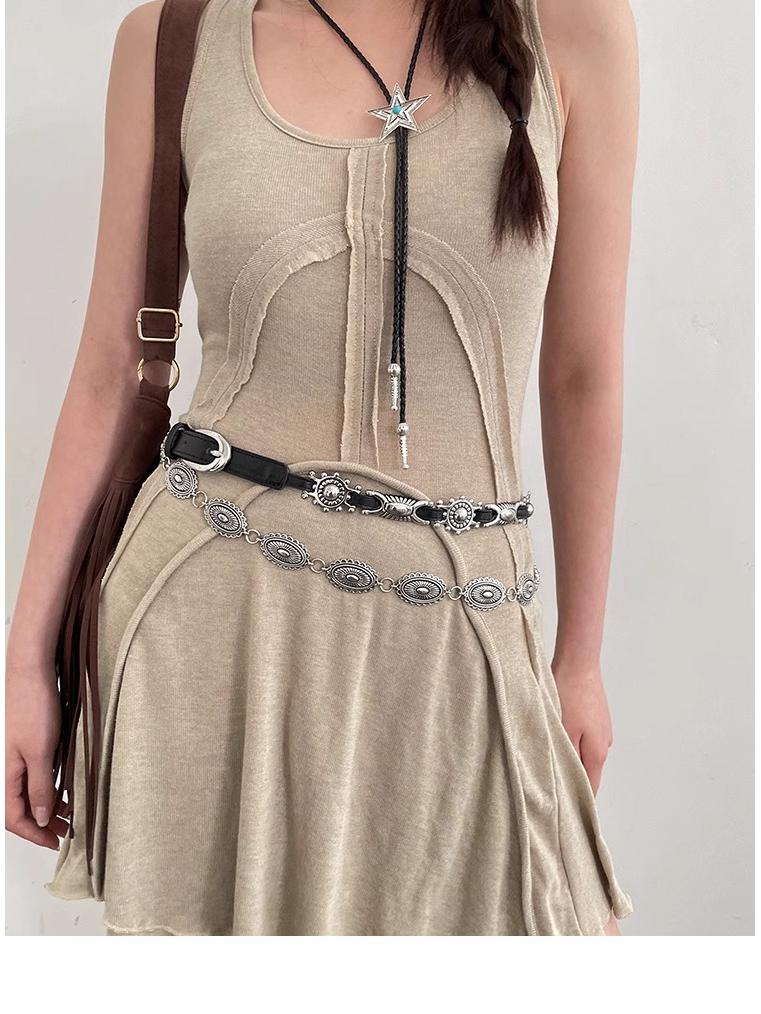 Богемный Ретро Кожаный Пояс: Универсальный дизайн высокого класса для джинсов