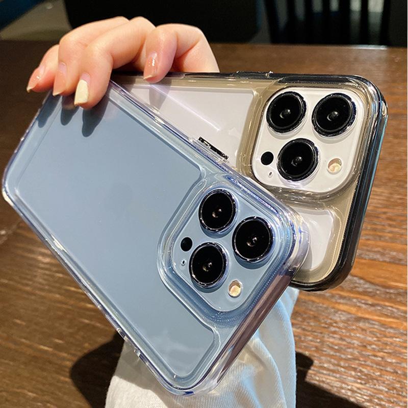 Полностью прозрачный акриловый противоударный чехол для телефона Iphone 14 12 11 13 Pro Max Mini Xr X Xs 7 8 Plus