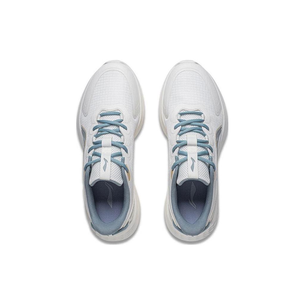 Li Ning Мягкие Повседневные Удобные Амортизирующие Нескользящие Износостойкие Низкие Кроссовки Для Мужчин Кроссовки Cloud-White ARST047-3