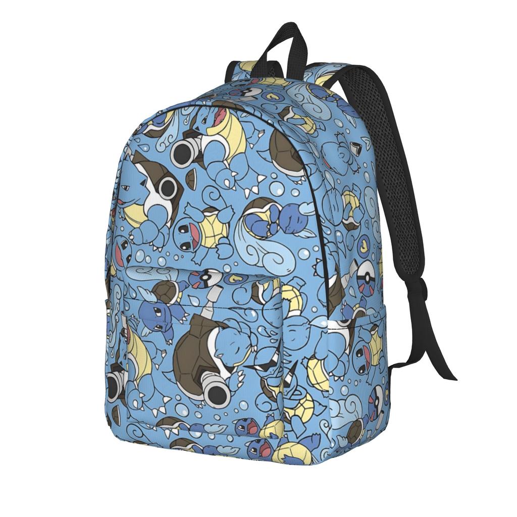 Модный Рюкзак Blastoise на тему Pokemon Классические Mochilas Для Работы Прочный Наплечный Рюкзак