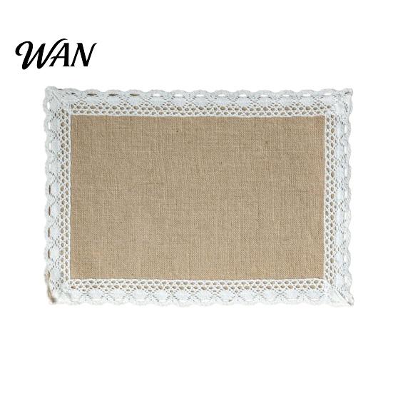 Heat-insulating Placemats Bohemian Jute Heat-Insulating Wear-Resistant Stain-Proof Mats Reusable Heat Insulation Heat-Resistant Pads for Tables, Kids