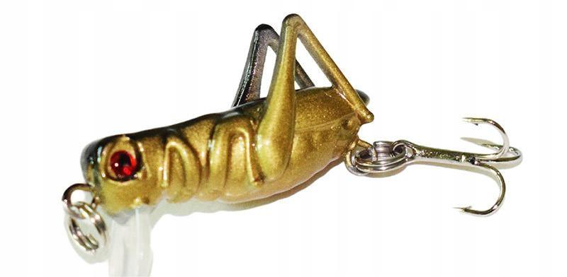 Wobbler Grasshopper Grasshopper Cicada Fishing Bait Pike Zander 4Cm