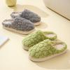 Cotton Slippers Women's Winter Home Indoor Velvet Warm Non-slip Soft Bottom Trend Outdoor Wear Couple Cotton Slippers Men