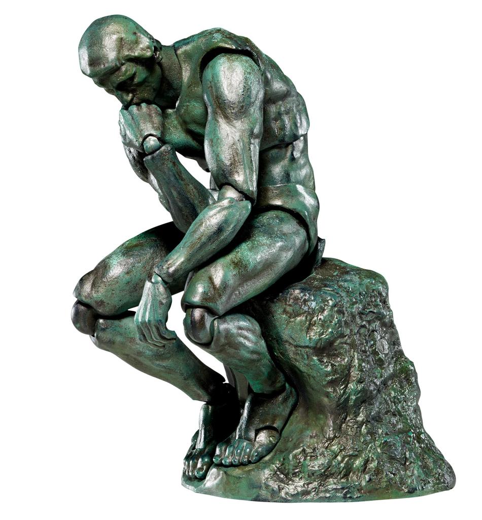 figma The Thinker PVC ABS fully assembled movable figure Non-scale & painted,