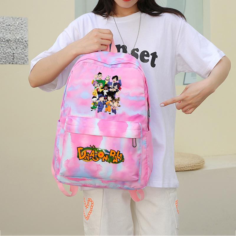 3Pcs/set Anime Dragon Ball Backpack for Girls Boys Back To Schoolbag with Lunch Bag Student Bookbag Men Women Travel Bag Mochila