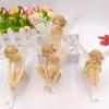 landscape Toy Figures Flower Ornaments  Flying Flower Fairy Garden Car Cake Decor White Angel Doll
