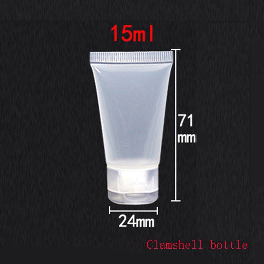 Шланг Сжимаемый Портативный Пластиковый Портативные Пустые Косметические Бутылки Очищающее Средство Для Лица Прозрачный