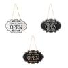 Rustic Business Sign Wooden Open And Closed Sign Double Sided
