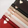 15 Sheets/Pack Bronzing Heart Waterproof Flowers Wrapping Paper Bouquet Wrapping Flower Paper Florist