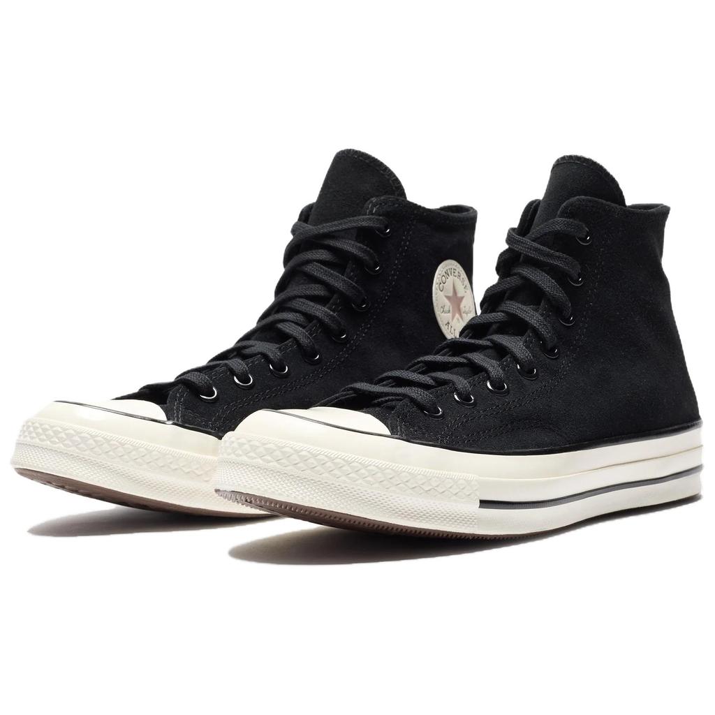 Converse Chuck 70 High Heritage Color Suede - Black Bite The Dust Unisex Sneakers Egret A09474C