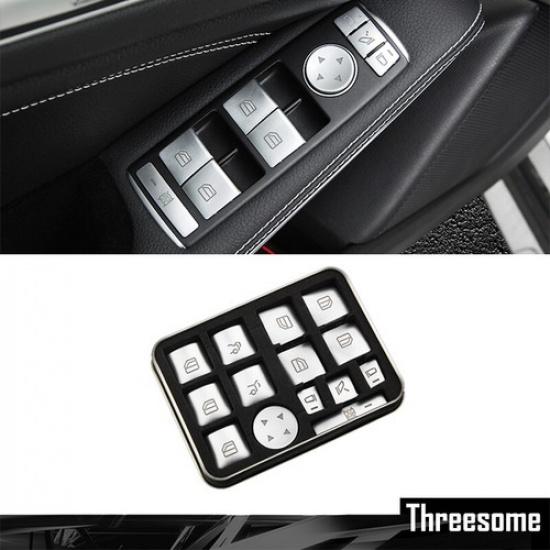 For Mercedes-Benz GLA CLA GL ML Car Window Lift Button Switch Button Cover Trim