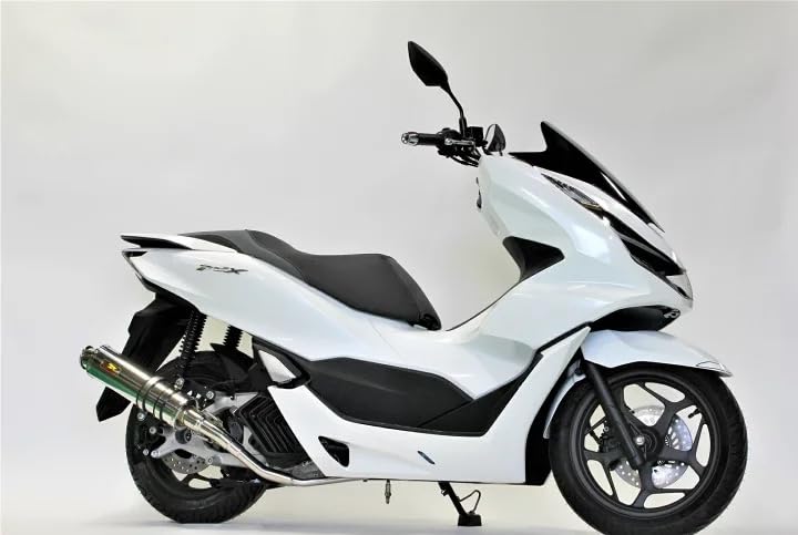 22Racing SUS PCX125 Система выпуска отработавших газов для мотоцикла Нержавеющая сталь Серебристый цвет Полный комплект деталей выхлопной системы Замена на заказ Послепродажная деталь Инструкция