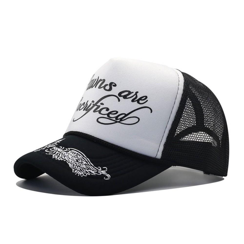 Cotton Baseball Hats Adjustable Dad Hat Trendy Sun Protection Cap Outdoor Sports