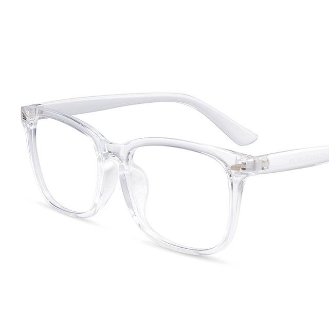 Transparent Computer Glasses Frame Women Men Anti Blue Light Square Eyewear Blocking Glasses Optical Spectacle Eyeglass