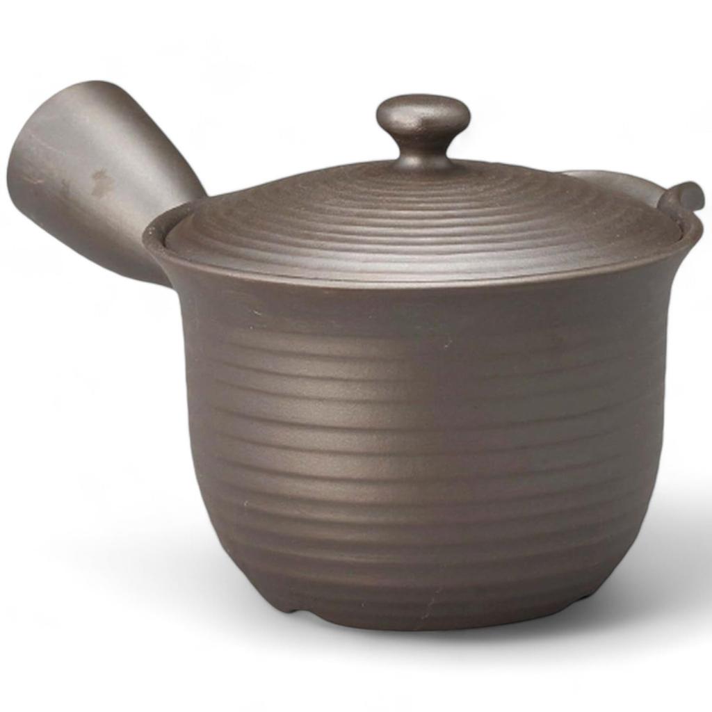 New Tea Tokoname Refreshing Mesh Teapot with Tea Made In Japan J-kitchens Pot, Ware, Strainer, 380cc,