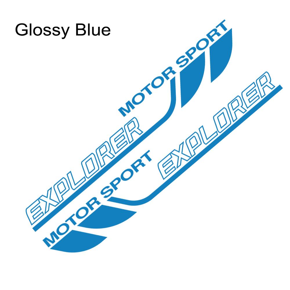 Для Ford Explorer 2 шт. гоночный автомобиль стильные боковые наклейки на дверь авто виниловая пленка наклейка тюнинг