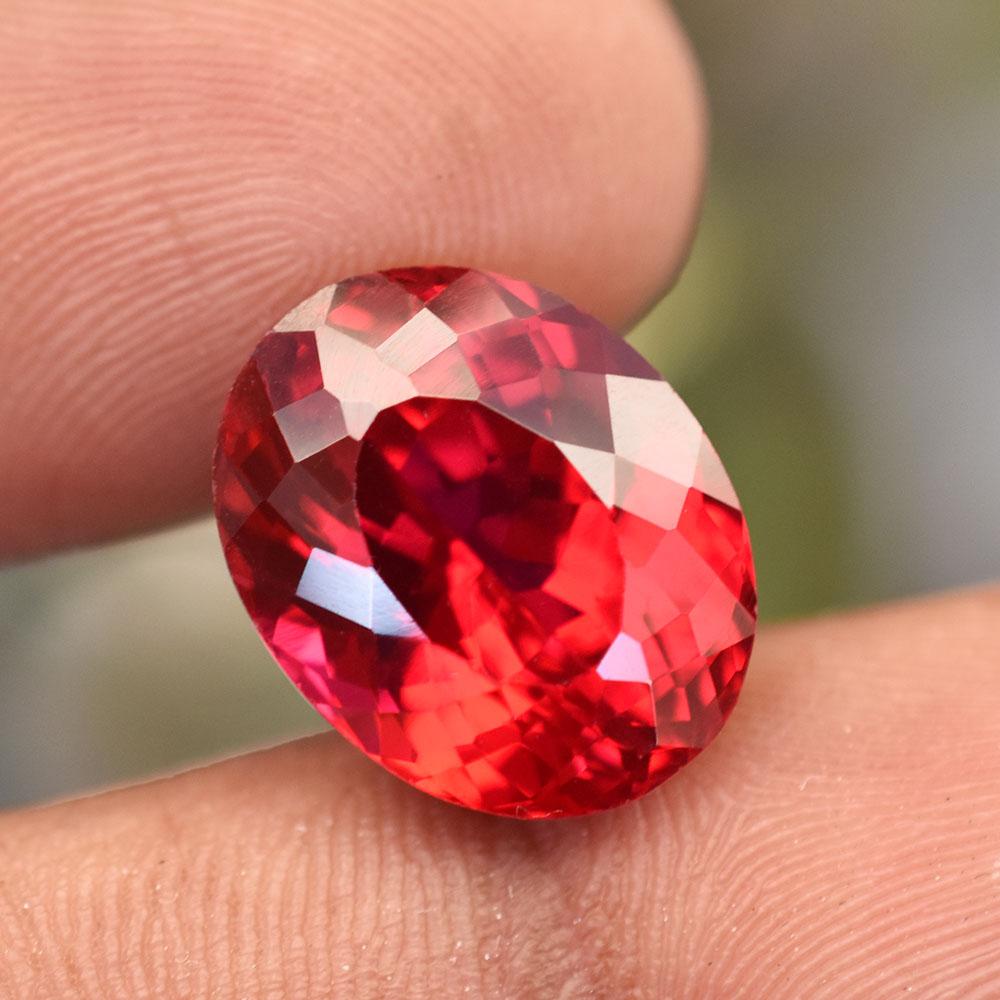 14 Ct Cushion Cut NATURAL Red Ruby Loose Gemstone For Anniversary