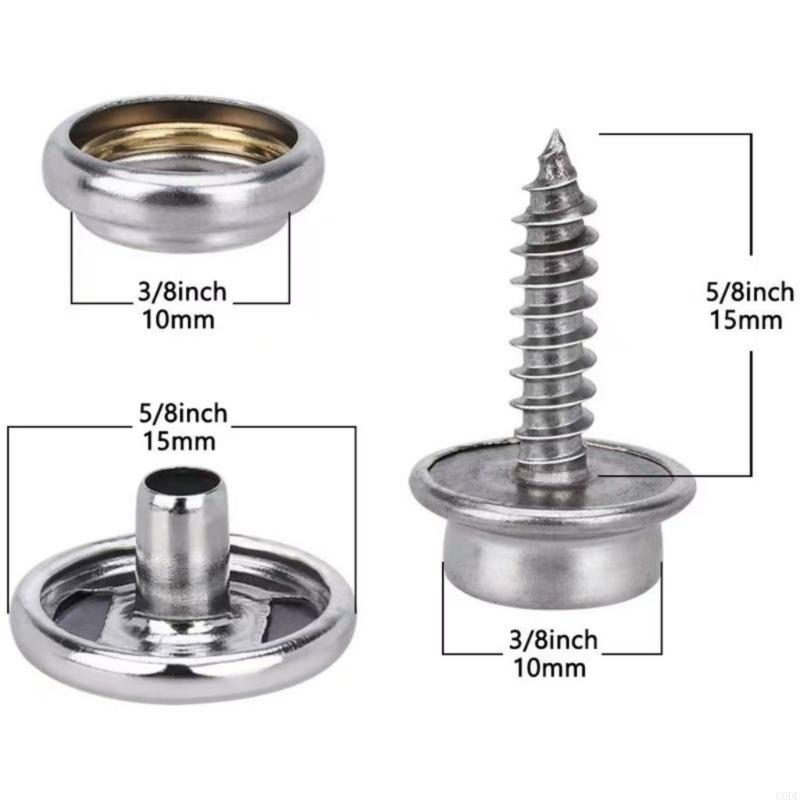Lightweight Stainless Steel Marine Screw Fastener Stainless Steel Screw Button