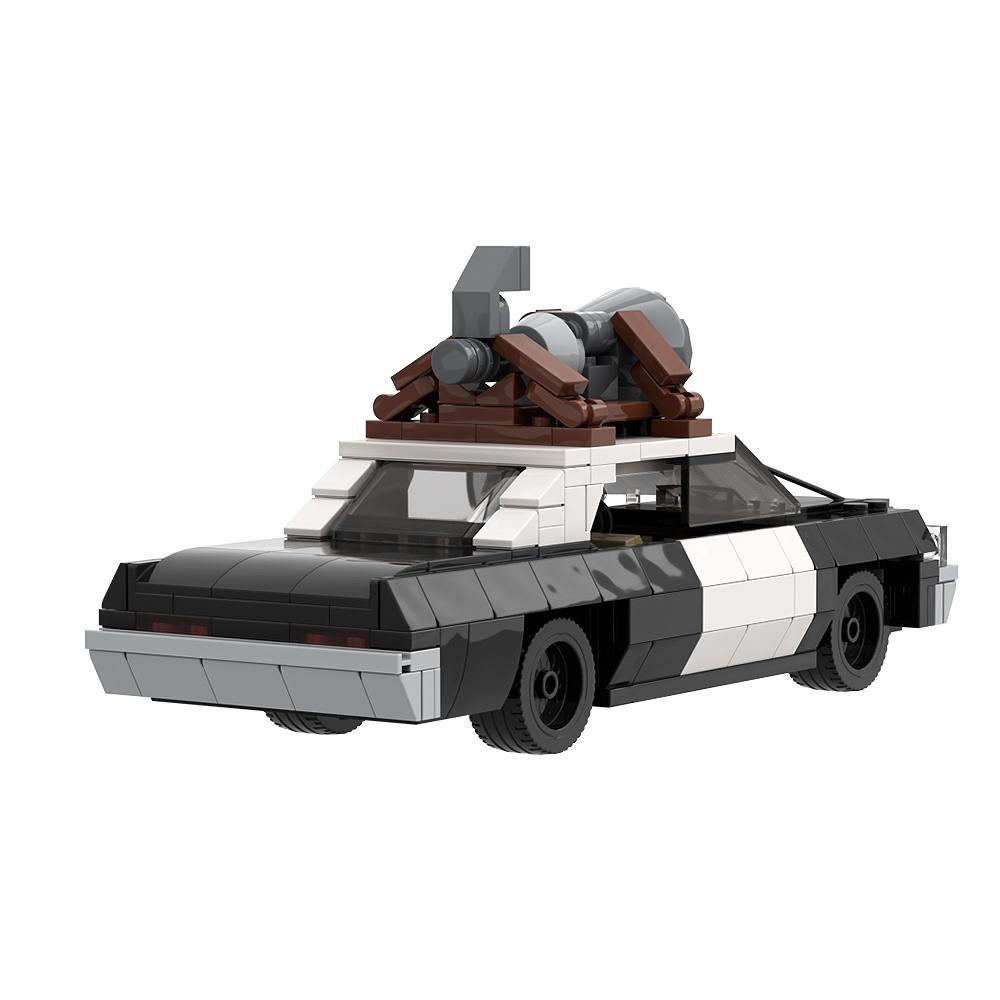 Gobricks MOC Пикап Блюзмобиль VБратья Блюзз Мини-суперкар Скорость Блюзмобили Автомобиль Строительный блок Модель Игрушка Подарок