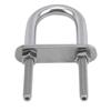 Stainless Steel 304 Marine Rigging Bow Stern Eye U-Bolt for Boat Hardware Parts Pipe Clamp Stainless Steel Marine Bolt