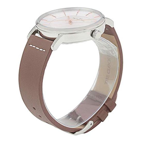 Часы повседневные простые аналоговые водонепроницаемые часы стильные белые [The House] MCA5002-WH1B мужские