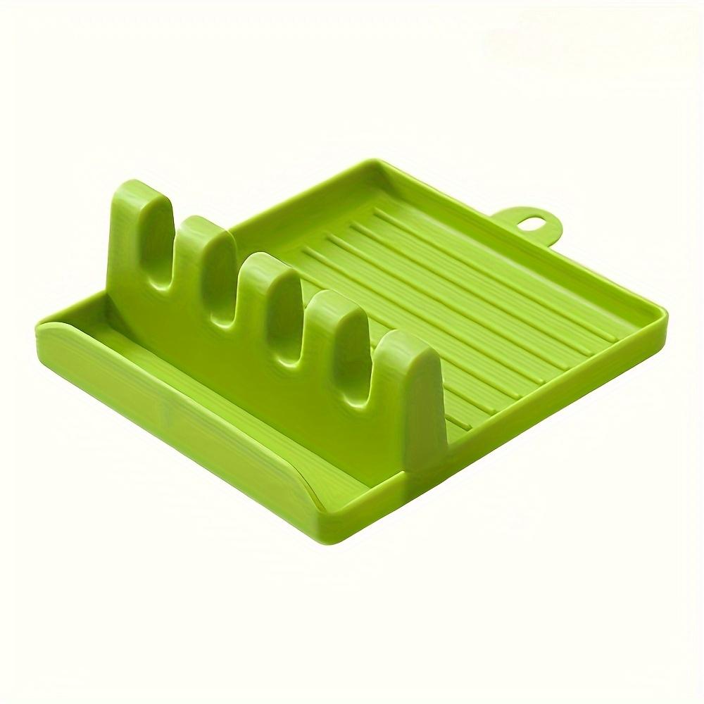 1PC Multi Functional Spatula Rack, Kitchen Storage Rack, Household Plastic Pot Cover Rack, Vegetable Cutting Board, Storage Rack