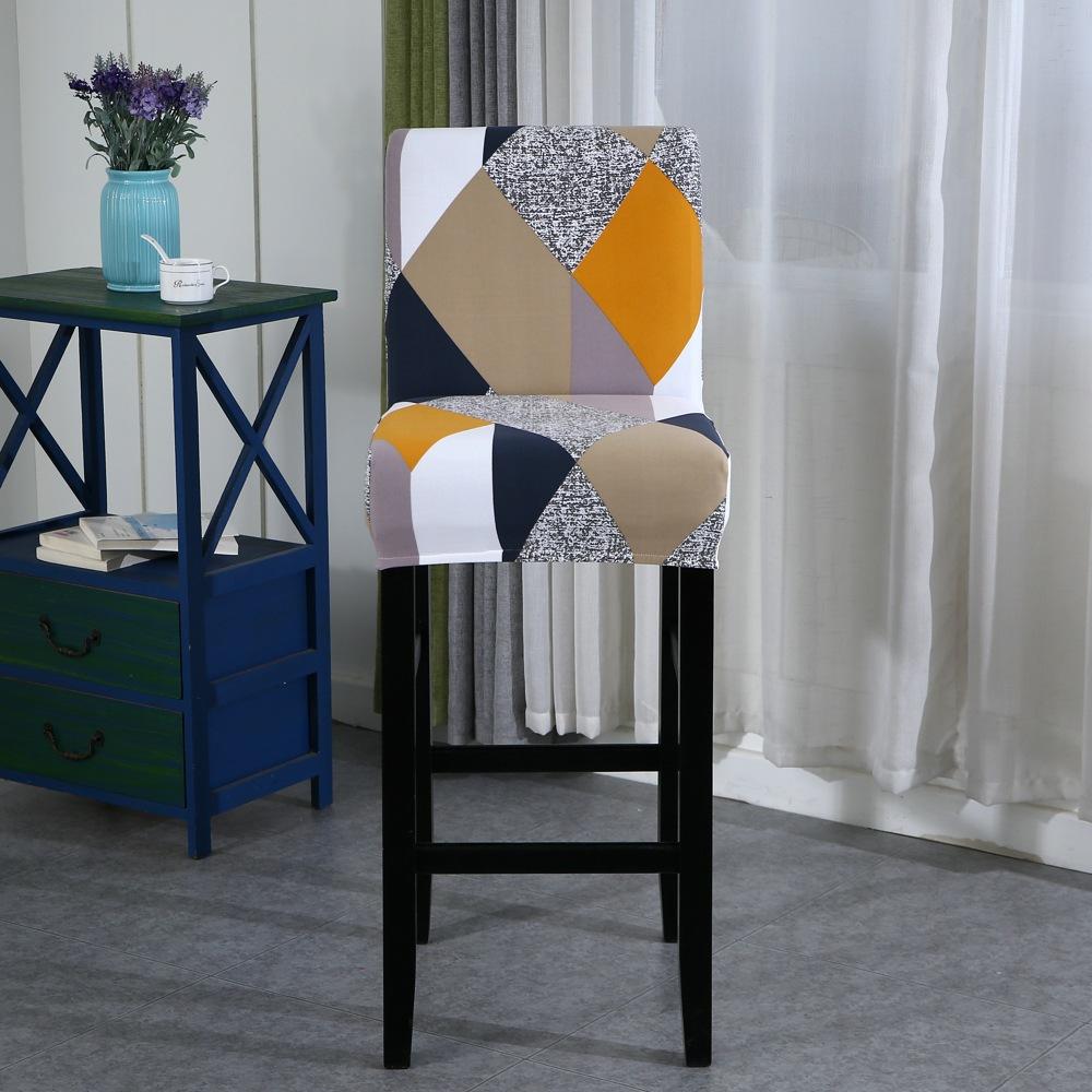 Антигрязный высокий табурет, чехол для барного стула, эластичный чехол для стойки, чехол для стула для банкета, столовой, кухни, защита для барного стула Housse De Chaise