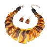 Exaggerated Retro Personalized Necklace Earrings Set Women'S Jewelry Yiwu