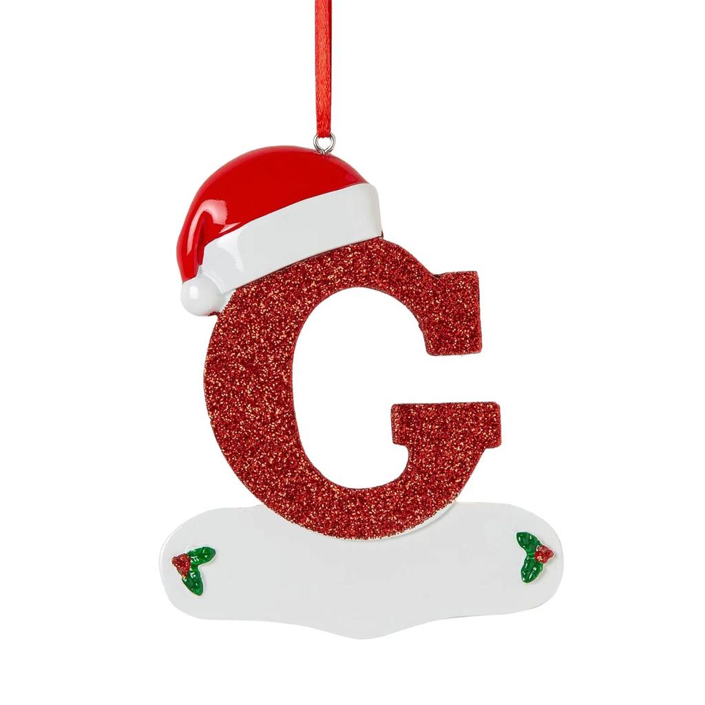 Рождественское украшение подвеска персонализированные рождественские украшения из 26 букв своими руками подвесное украшение на рождественскую елку новый год 2024