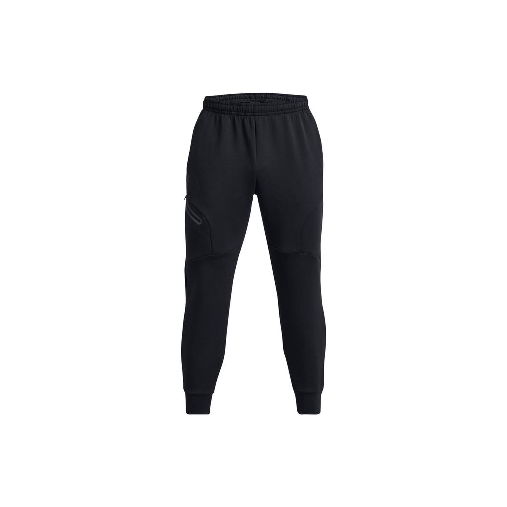 Under Armour Solid Color Jogger Sweatpants Men Bottoms Black 1379808-001